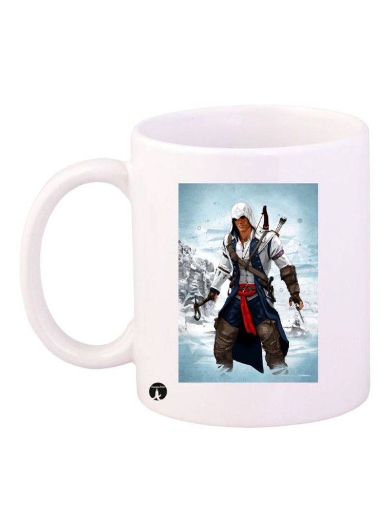 RKN Assassin's Creed Character Printed Mug White/Blue/Black Standard Size