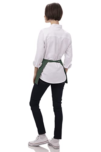 Chef Works Unisex Waitress Apron, Hunter Green, One Size - Image 3