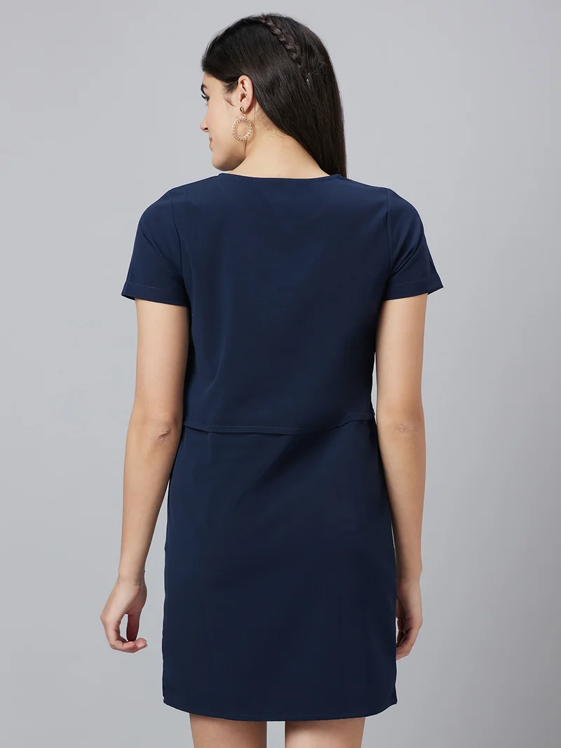 globus Women Round Neck Sheath Dress