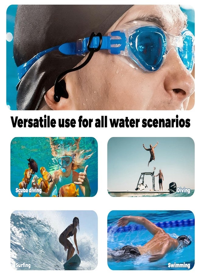 IVICOO Reusable Silicone Swimming Ear Plugs with Anti-Loss Cord, Ear Plugs for Swimming Swim Shower Surfing Adult Prevent Water in Ear - Image 5