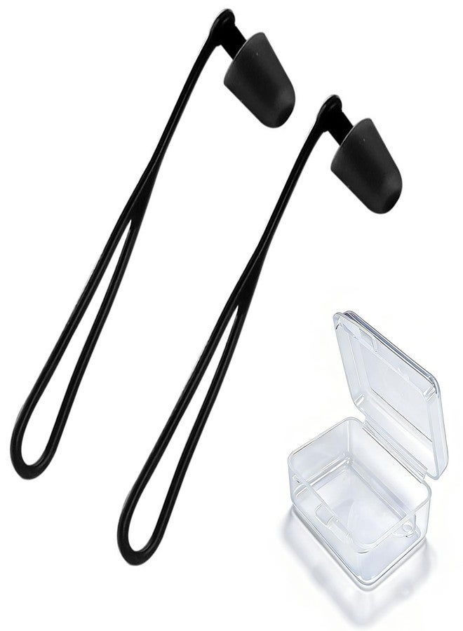 IVICOO Reusable Silicone Swimming Ear Plugs with Anti-Loss Cord, Ear Plugs for Swimming Swim Shower Surfing Adult Prevent Water in Ear - Image 1