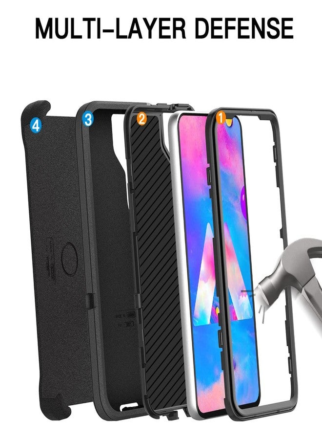 ايه اي كيس جراب AICase بمشبك حزام لهاتف Galaxy S22، حماية فائقة ضد السقوط، غطاء متين مقاوم للصدمات والغبار، بمواصفات عسكرية، لهاتف Samsung Galaxy S22 (أسود) - Image 3