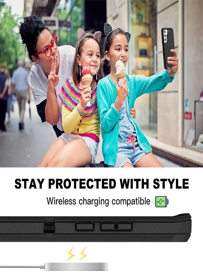 ايه اي كيس جراب AICase بمشبك حزام لهاتف Galaxy S22، حماية فائقة ضد السقوط، غطاء متين مقاوم للصدمات والغبار، بمواصفات عسكرية، لهاتف Samsung Galaxy S22 (أسود) - Image 5