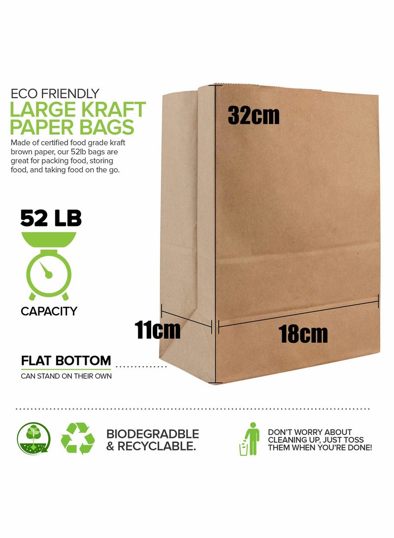 50 Pcs Kraft Brown Paper Bags - Image 3