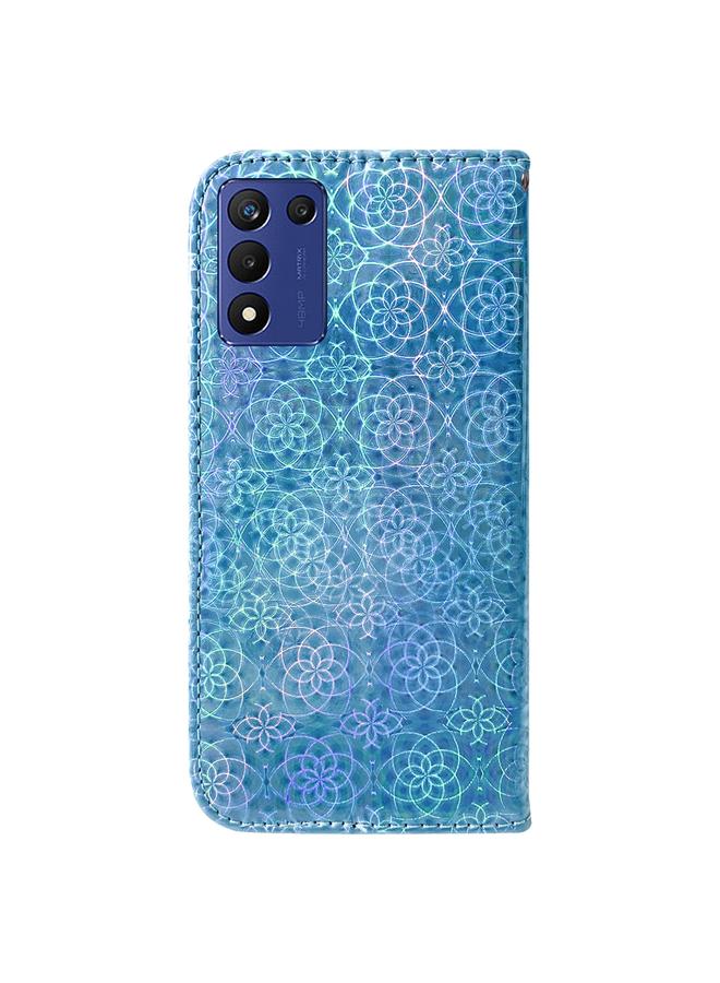 S-TOP Case For Realme Q3S / Q3T / 9 SE / 9 5G Speed Colorful Magnetic Buckle Leather Phone Case - Image 3
