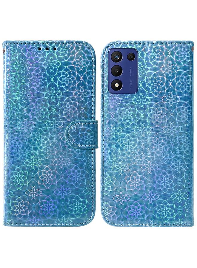 S-TOP Case For Realme Q3S / Q3T / 9 SE / 9 5G Speed Colorful Magnetic Buckle Leather Phone Case - Image 1