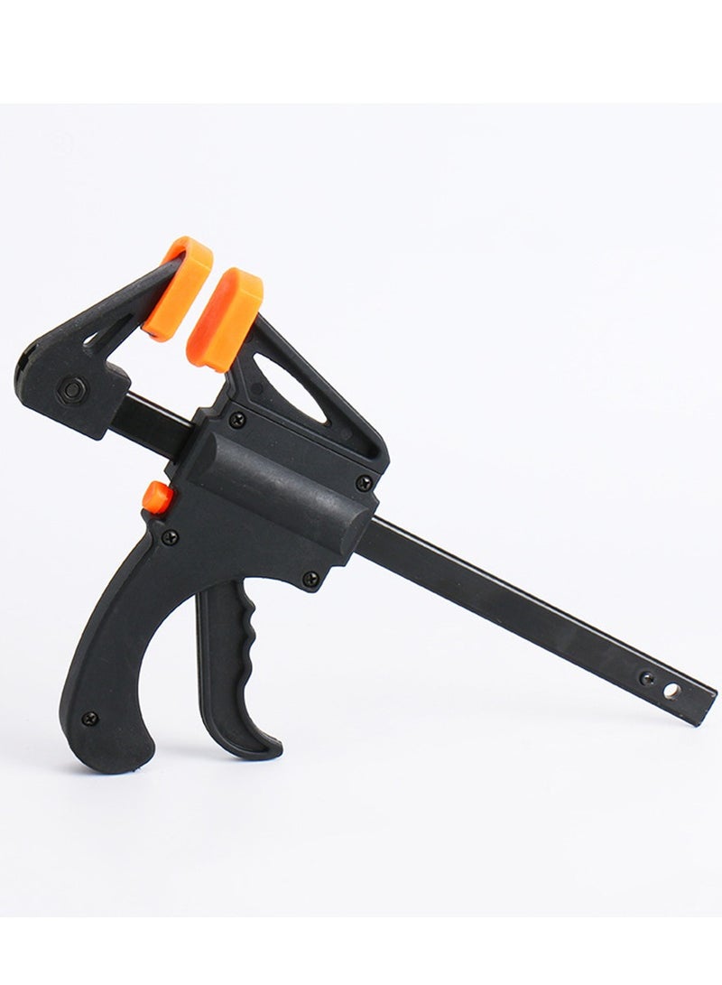 8-Inch Woodworking Bar Clamps Strong Fixation Trigger Quick Grip Clamps One Handed Ratchet Wood Working Clamps Mini Small Bar Woodworking Clamps for Wood Gluing Crafts - Image 2