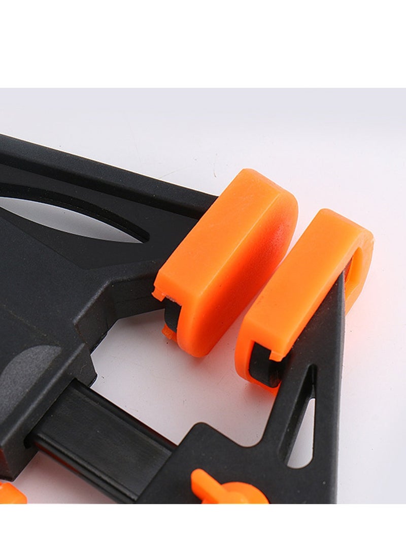 8-Inch Woodworking Bar Clamps Strong Fixation Trigger Quick Grip Clamps One Handed Ratchet Wood Working Clamps Mini Small Bar Woodworking Clamps for Wood Gluing Crafts - Image 4