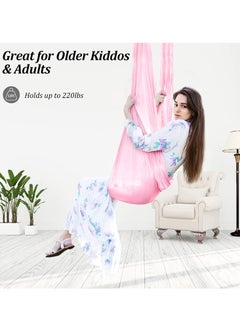 Kids Indoor Sensory Swing (Hardware Included), Provides Calmness and Relaxation for Children with Special Needs, Sensory Swing Indoor Kids Adjustable Hammock Great for ADHD, Autism, Indoor Therapeutic Swing - Pink - pzsku/Z363B8C47FF072083A6B1Z/45/_/1734074472/2aa9719e-842a-46f4-a238-911cb0b755e7