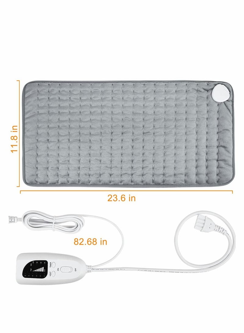 Generic Heating Pad, Electric Heat Pad for Back Pain and Cramps Relief Fast with 6 Settings Auto Shut Off- Machine Washable 76 x 40cm  - Image 5