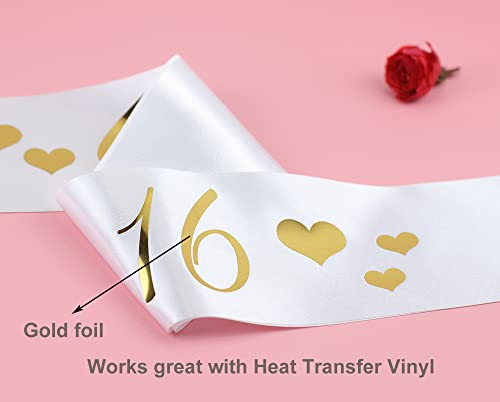 Docooniver 6pcs White Sashes Blank for Pageants,Senior 2025,Prom Queen Plain Satin Custom Personalized Sashes. - Image 4