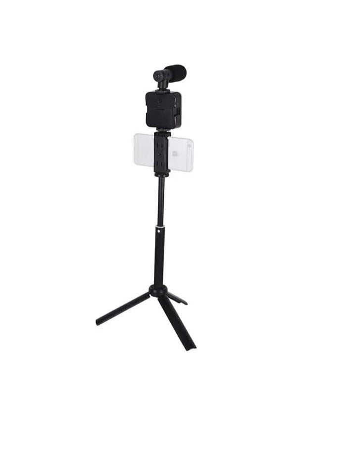 Video Making Kit – Live Recording & Vlogging Set with Microphone, LED Light & Remote Control - Image 2
