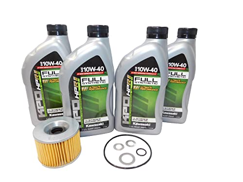 Kawasaki 19902001 Kawasaki Ninja ZX11 ZX1100 OEM Full Synthetic Oil Change Kit KAW115 - Image 1