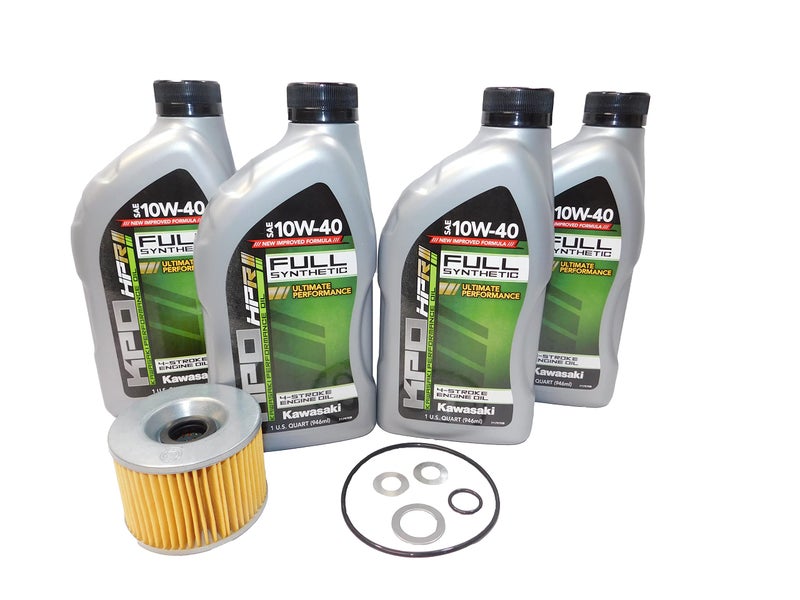 Kawasaki 19902001 Kawasaki Ninja ZX11 ZX1100 OEM Full Synthetic Oil Change Kit KAW115 - Image 2