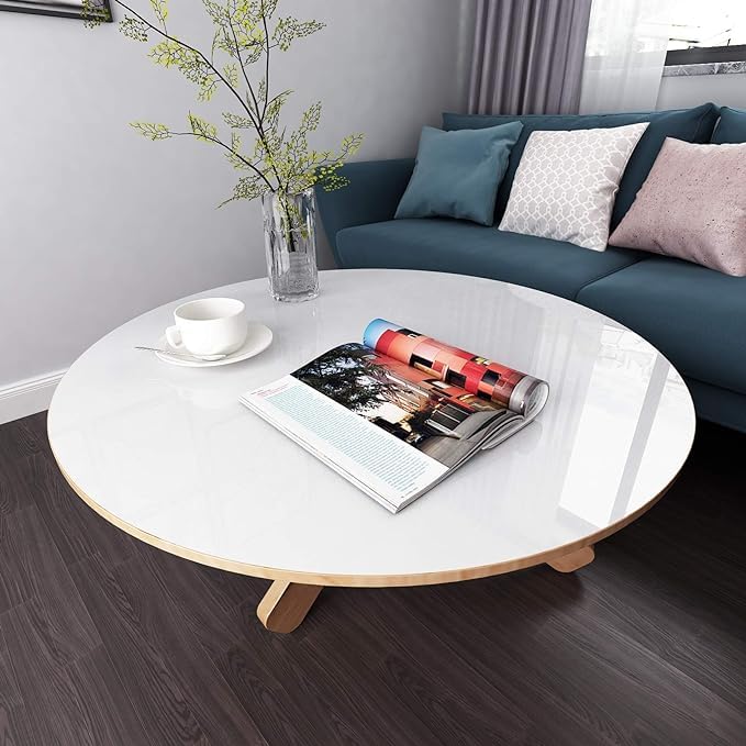 CREON White Glossy Self Adhesive Vinyl Wallpaper, Peel and Stick Waterproof Wallpaper for Home Kitchen, Countertop, Cabinet, Furniture, Wardrobe and Desktop Wallpaper 60x355 CM - Image 2