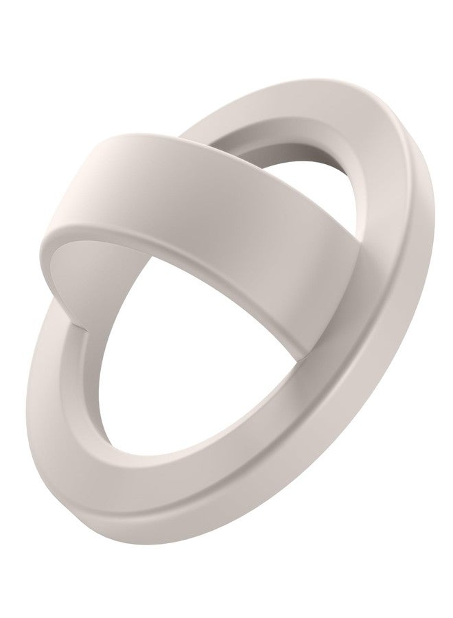 SuydanBox Magnetic Phone Grip, Removable Loop Grip with Soft Finger Strap, Silicone Phone Ring Holder for Back of Phone for iPhone 16/15/14/13/12 Pro Max/Plus, Stone - Image 1