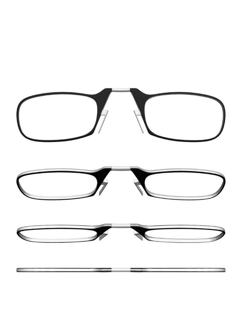 Tanwer Legless ultra-thin foldable reading glasses with presbyopia nose clip - Image 4