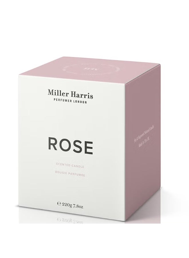 Miller Harris Rose Scented Candle 220g - Image 3
