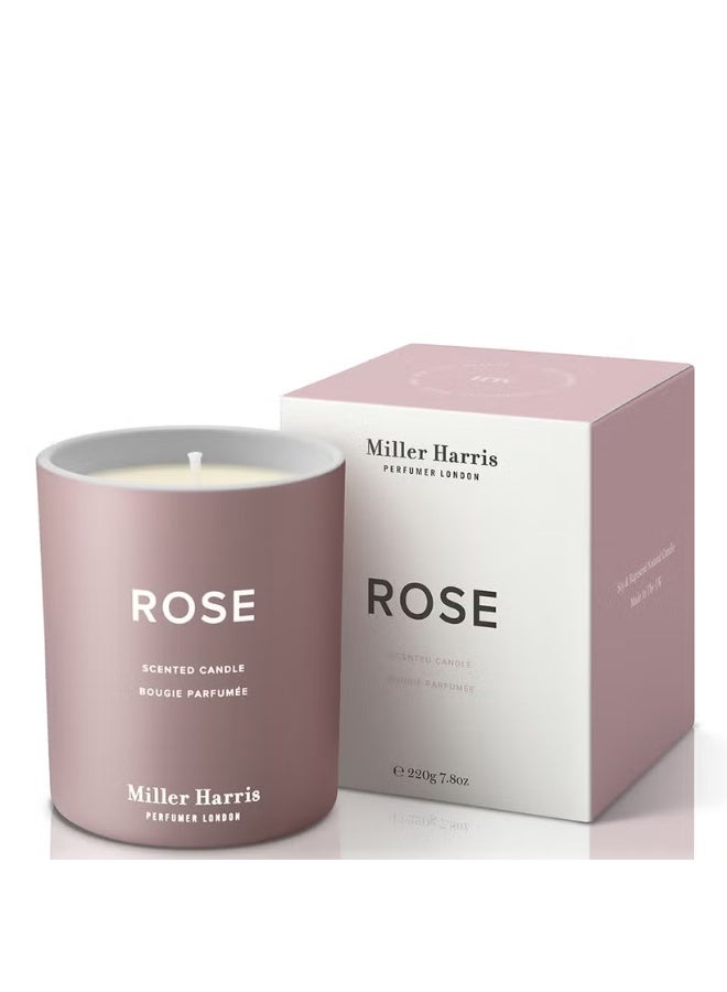 Miller Harris Rose Scented Candle 220g - Image 2