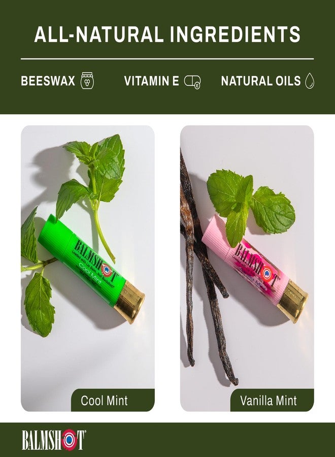 BALMSHOT Lip Balm 4 Pack (Minty Combo Variety Pack) - Image 2
