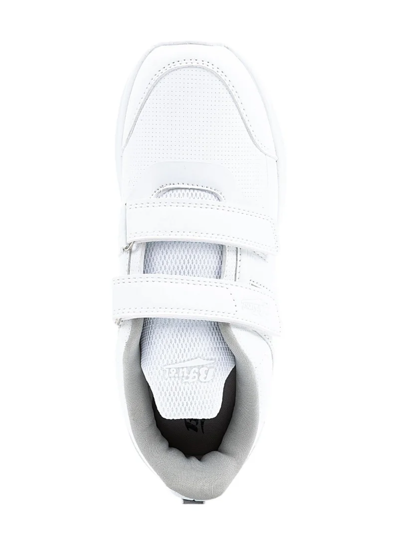 Bata Solid Sneakers with Hook and Loop Closure