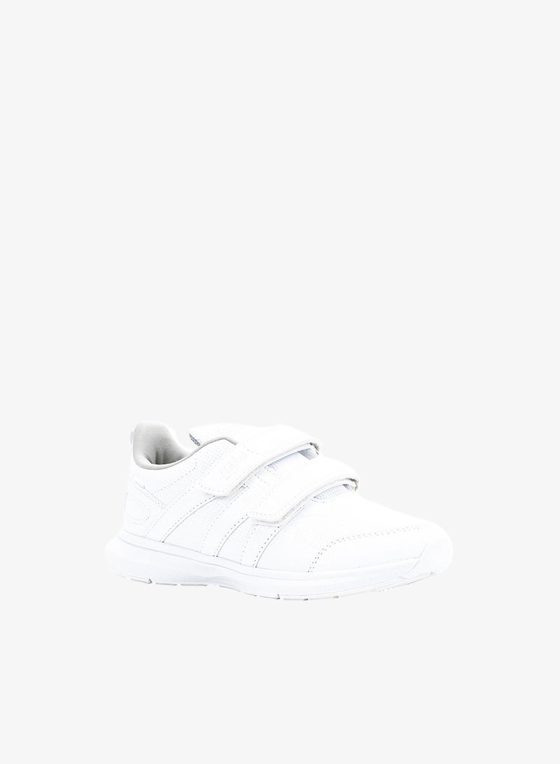 Bata Solid Sneakers with Hook and Loop Closure - Image 2