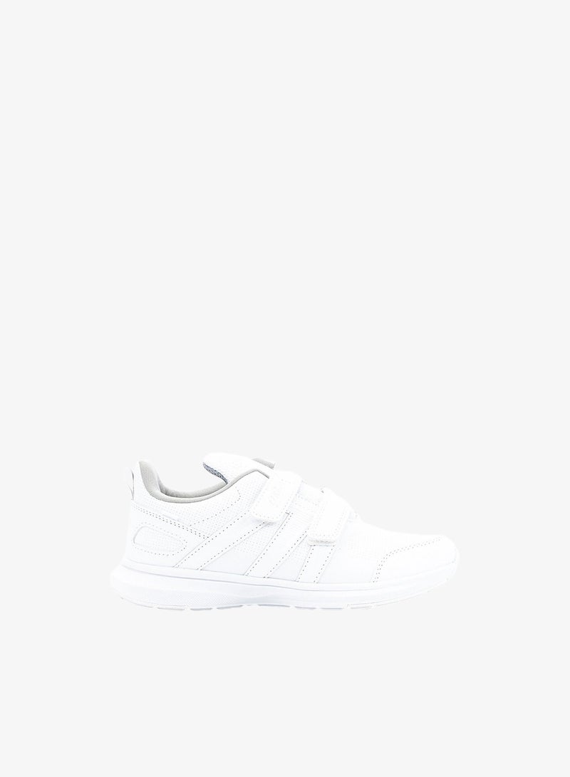 Bata Solid Sneakers with Hook and Loop Closure - Image 1