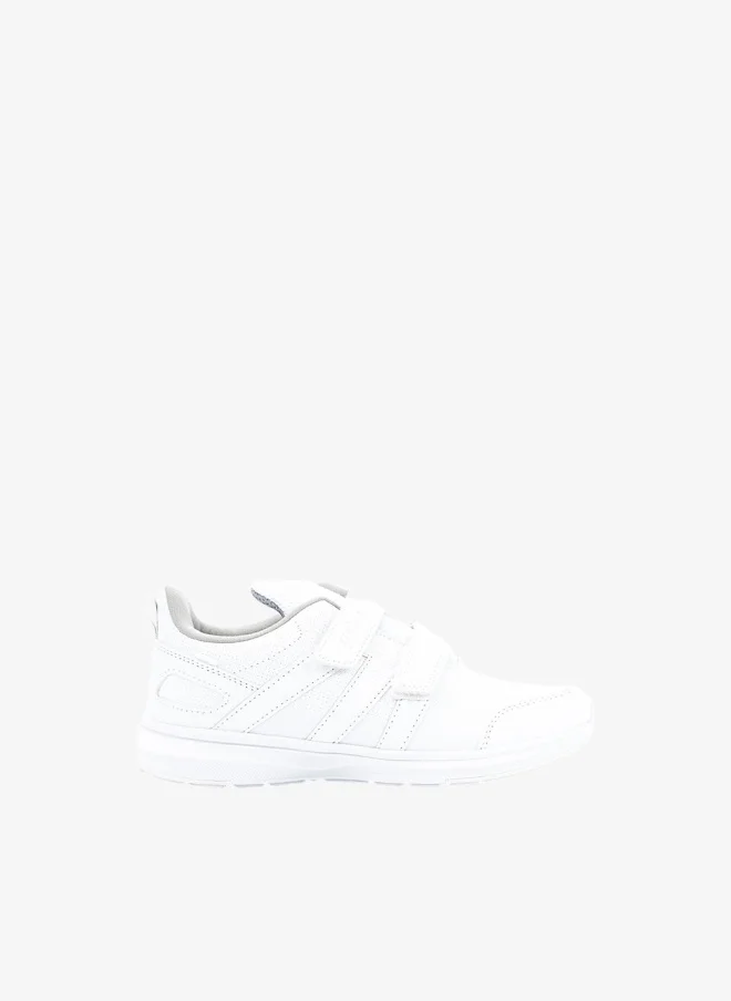 Bata Solid Sneakers with Hook and Loop Closure