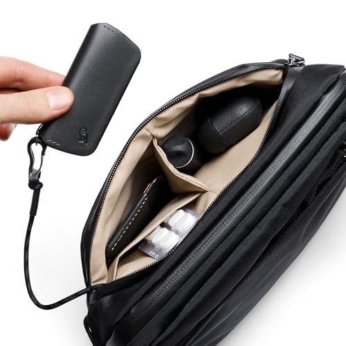 Bellroy Transit Sling (5 liter travel crossbody bag with internal organization, adjustable crossbody strap, and weather-resistant design) - Black - Image 3