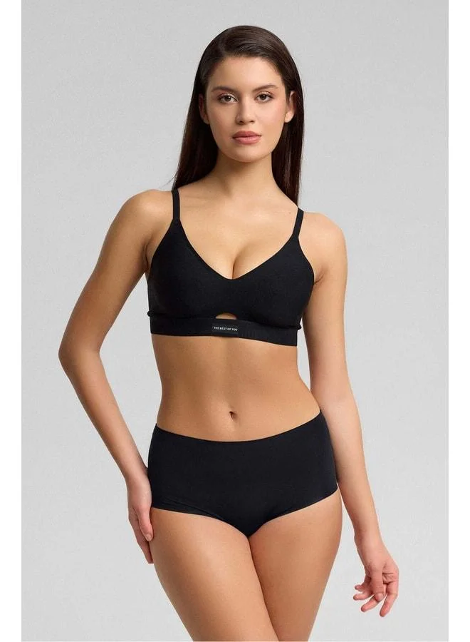 Aytuğ Ghost Black Bra.