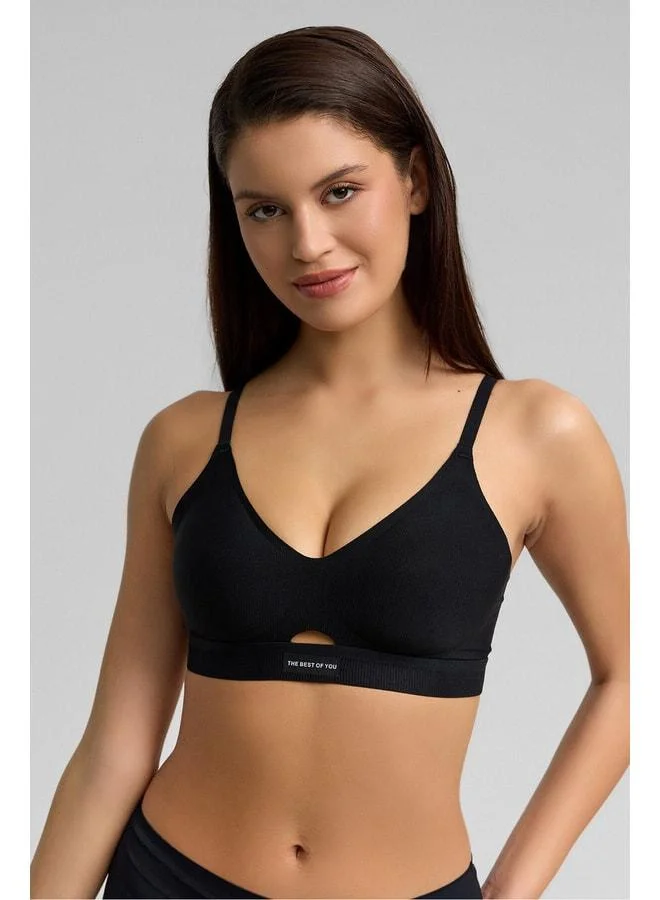 Aytuğ Ghost Black Bra.