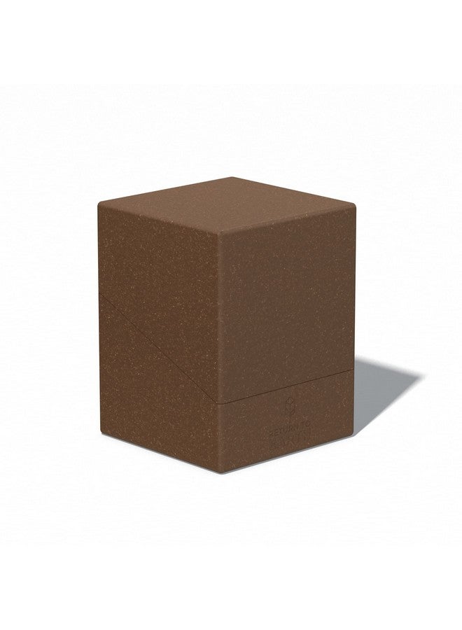 Ultimate Guard RTE Boulder 100+, Deck Case for 100 Double-Sleeved TCG Cards, Brown, 97% Renewable, Made in Germany, Secure & Durable Storage - Image 1
