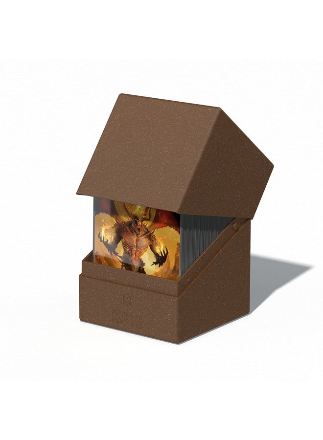 Ultimate Guard RTE Boulder 100+, Deck Case for 100 Double-Sleeved TCG Cards, Brown, 97% Renewable, Made in Germany, Secure & Durable Storage - Image 5