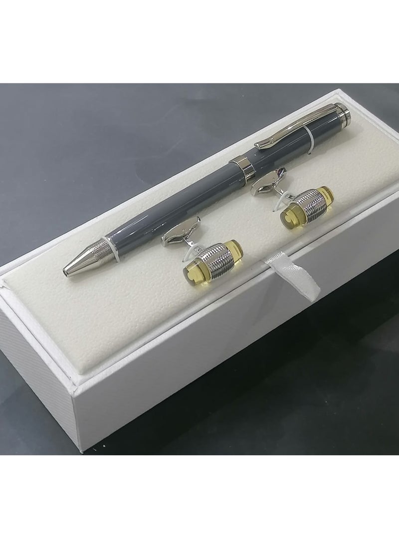 طقم قلم وكبك درجة اولى رجالي