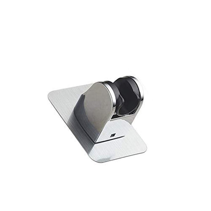 JIALTO Stainless Steel Self Adhesive Handheld Shower Head Holder, Adjustable Angle Shower Wand Holder, Bathroom Wall Mount Shower Arm Bracket - Image 1
