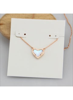 European And American Jewelry Love-shaped Peach Heart Short Necklace Clavicle Chain