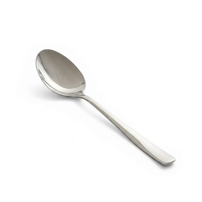 Pan Home مجموعة ملاعق تقديم كروم 2 قطعة - Image 3