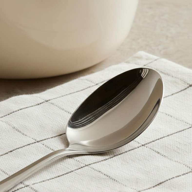Pan Home مجموعة ملاعق تقديم كروم 2 قطعة - Image 2
