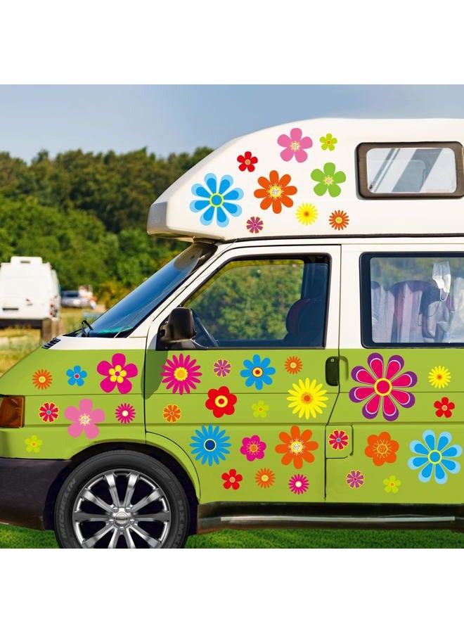 Fancy Land Daisy Stickers Flower Car Decals 180Pcs for Truck Bumper Mirror Wall Window Clings Laptop Decoration 12 Sheets - Image 1