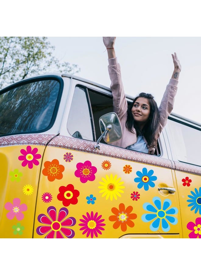 Fancy Land Daisy Stickers Flower Car Decals 180Pcs for Truck Bumper Mirror Wall Window Clings Laptop Decoration 12 Sheets - Image 4