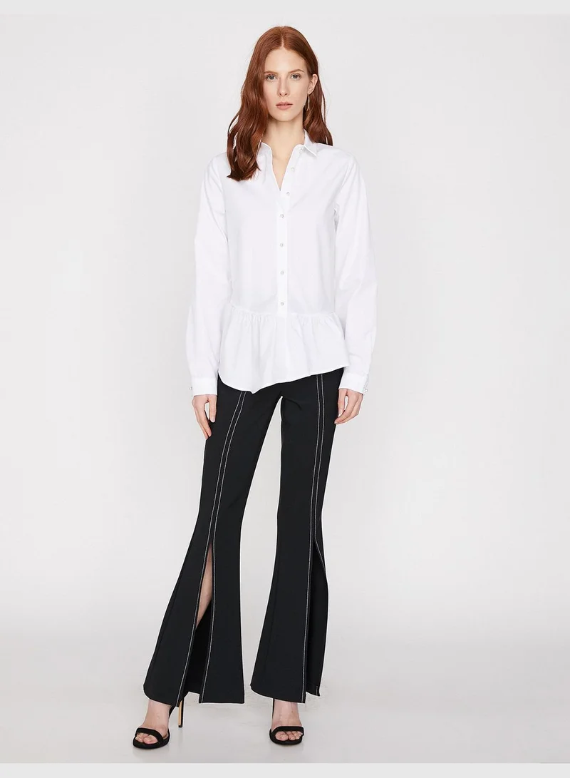 KOTON Frill Detailed Shirt