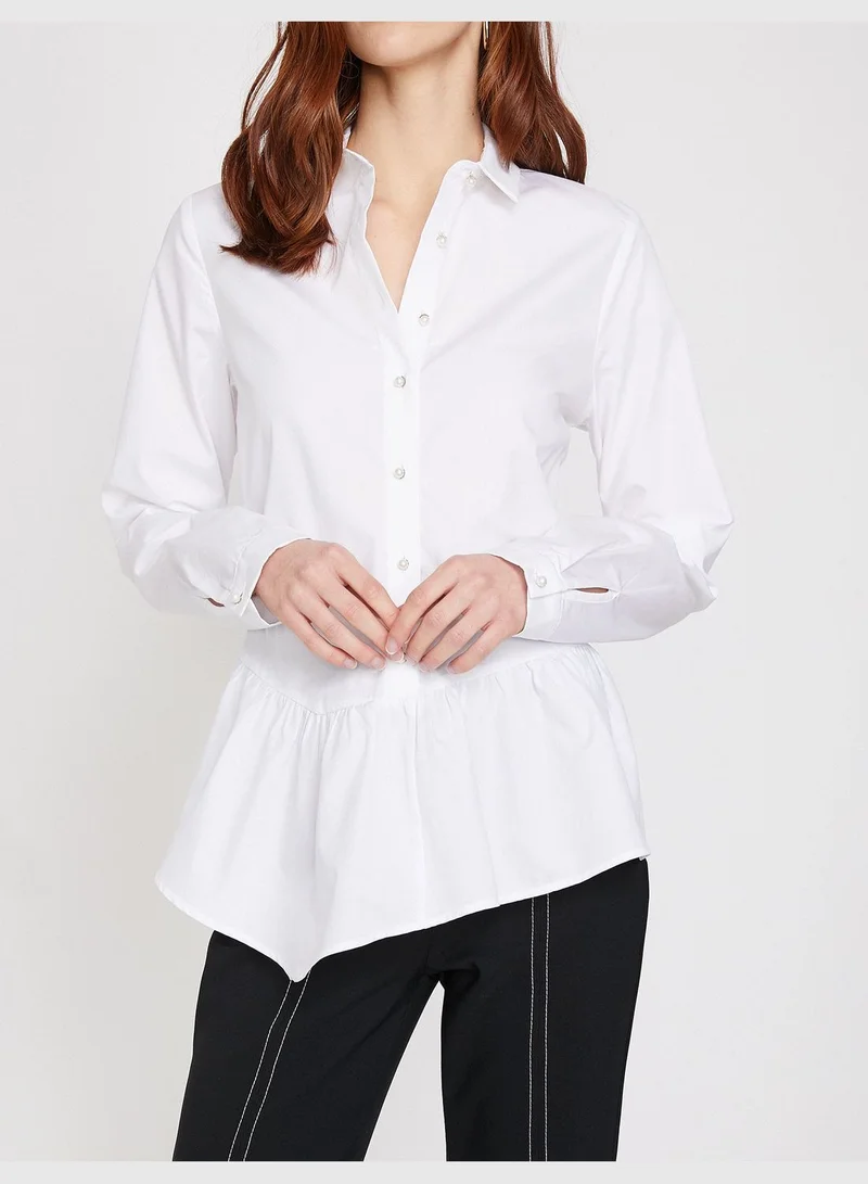 KOTON Frill Detailed Shirt