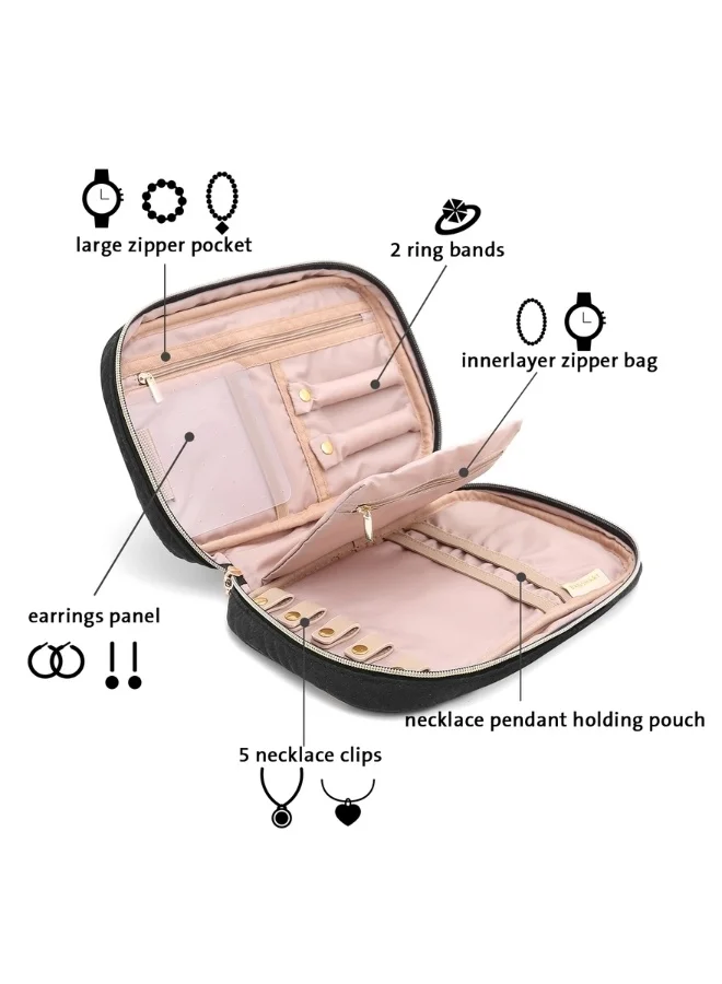 BAGSMART BAGSMART Black Belle Jewelry Organizer Small
