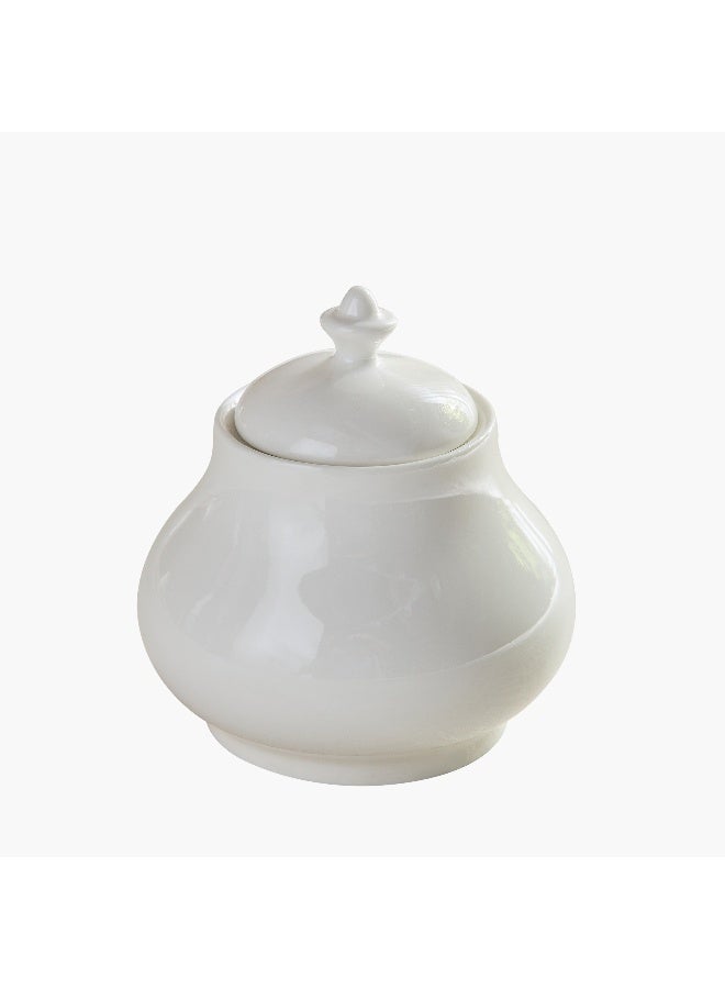 Home Box Crimsson Sugar Pot with Lid - Image 5