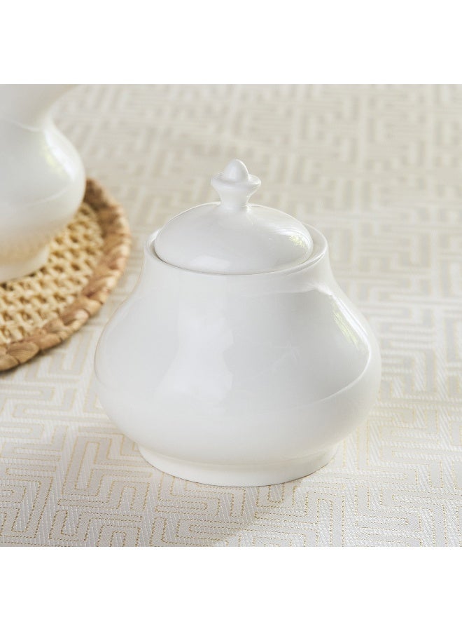 Home Box Crimsson Sugar Pot with Lid - Image 1