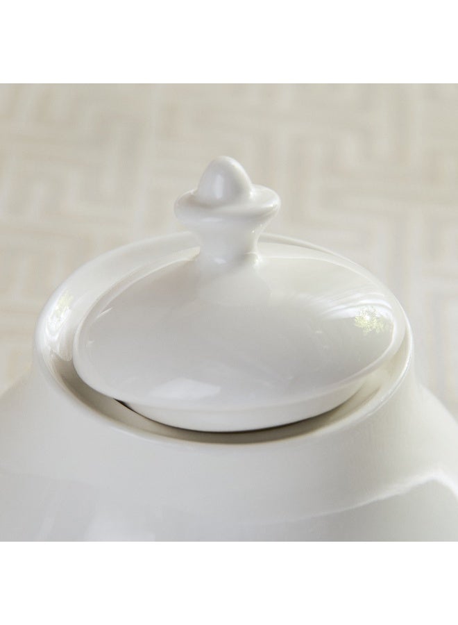 Home Box Crimsson Sugar Pot with Lid - Image 3