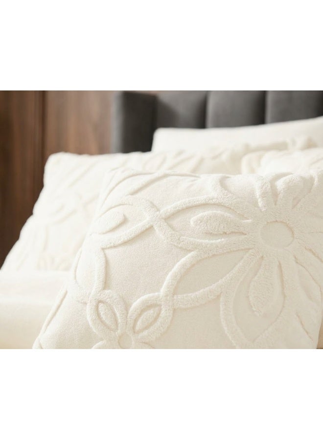 Horse Winter velvet bedding set for double bed, fits 200 × 200 cm bed, 8 pieces - Image 2