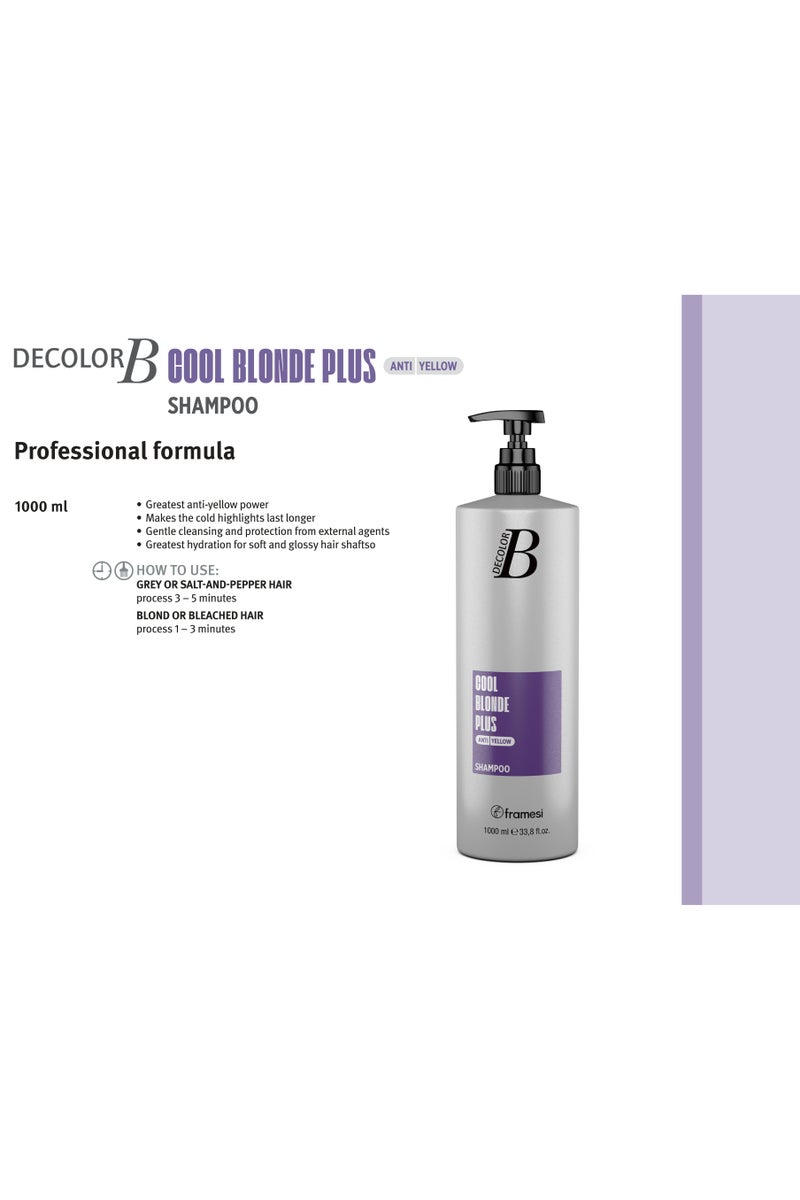 framesi ديكولور بي كول بلوند بلس - مضاد للاصفرار | شامبو للشعر 1000 مل - Image 3