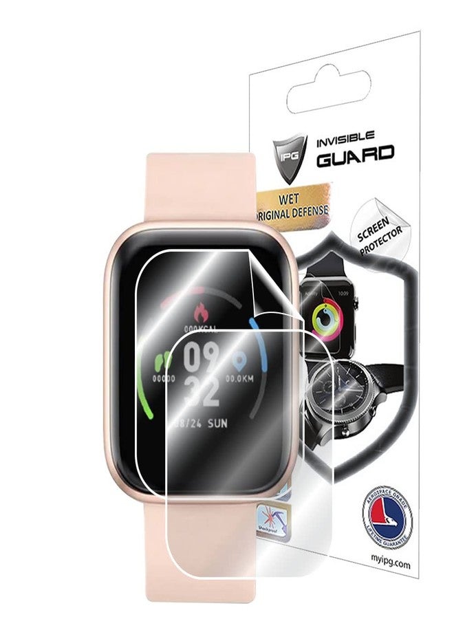 IPG for iTOUCH Air 3 Smartwatch Fitness Tracker Watch Screen Protector (2 Units) Invisible Ultra HD Clear Film Anti Scratch Guard-Smooth/Self-Healing/Bubble -Free for Air 3 - Image 1