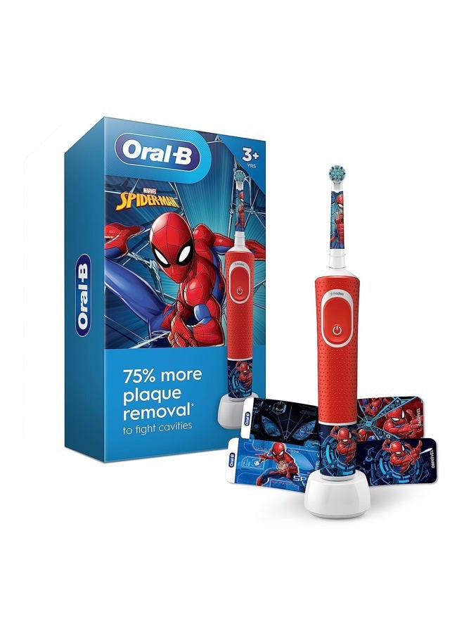 Oral-B Kids Electric Toothbrush Featuring Marvel's Spiderman, for Kids 3+